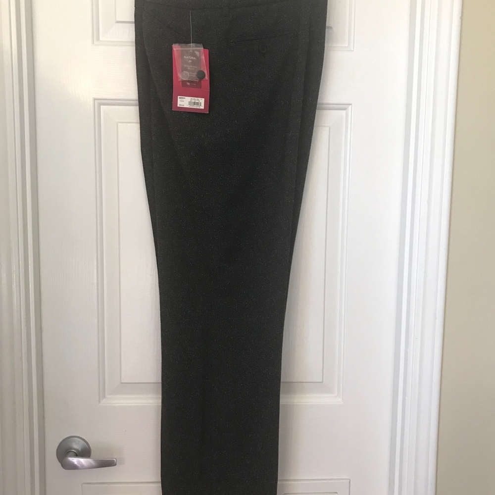 Woman dress or work slacks/pants.